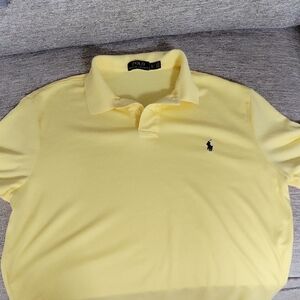 Polo by Ralph Lauren Men's Yellow Polo Shirt